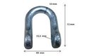 LSP - EPAREUSE GYROBROYEUR - MANILLE D14MM GRIS ARGENTE