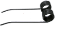 RECOLTE BROYAGE - PRESSES A BALLES - DENT A RESSORT NOIRE COUDEE