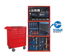 OUTILLAGE EQUIPEMENT ATEL - OUTILAGE A MAIN - SERVANTE D ATELIER PRO ROUGE+ 155 PIECES
