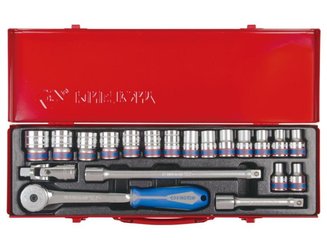 OUTILLAGE EQUIPEMENT ATEL - OUTILAGE A MAIN - COFFRET 1/2 20 PIECES