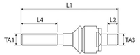 TRANSMISSION ET PONT - PONT AVANT ET DIRECTION - TIRANT DIRECTION