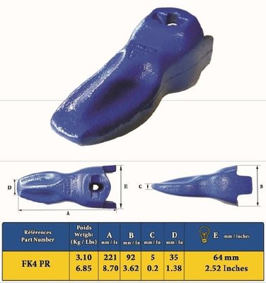 TP - GODET ET DENTS - DENT DE GODET FK4
