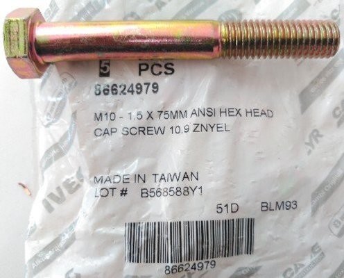 RECOLTE BROYAGE - PRESSES A BALLES - BOULON DE SECURITE VOLANT BB9070