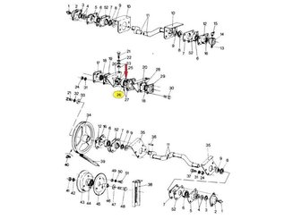 HYDRAULIQUE ENTRAINEMENT - ROULEMENTS - ROULEMENT 6208 K 2RS