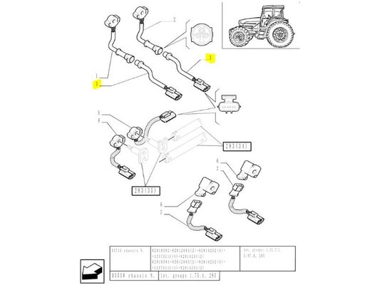 ELECTRICITE - HIGH TECH - PRISES ET CABLES - FAISCEAU CAPT M&60