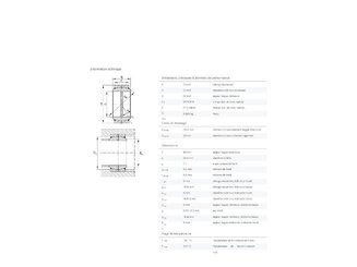 HYDRAULIQUE ENTRAINEMENT - ROULEMENTS - ROULEMENT PLAT SPHERIQUE