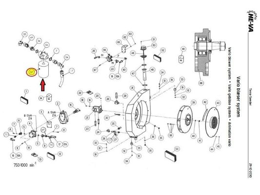 FILTRES - FILTRE HYDRAULIQUE - FILTRE HYD SEMOIR HE-VA TERRA-SEEDER