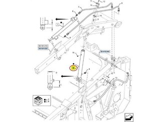 HYDRAULIQUE ENTRAINEMENT - VERINS HYDRAULIQUES - VERIN RABATEUR COUPE CG G
