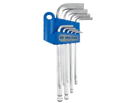 OUTILLAGE EQUIPEMENT ATEL - OUTILAGE A MAIN - JEU DE 9 CLES MALES TETE SPHERIQUE 1.5-1