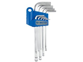 OUTILLAGE EQUIPEMENT ATEL - OUTILAGE A MAIN - JEU DE 9 CLES MALES TETE SPHERIQUE 1.5-1