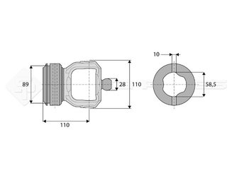 HYDRAULIQUE ENTRAINEMENT - TRANSMISSION A CARDAN - MACHOIRE HOM SFT6
