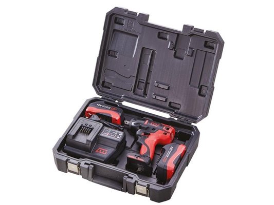 OUTILLAGE EQUIPEMENT ATEL - OUTILLAGE ENERGISE - Coffret clé chocs 1/2 compac charg 2+bat813Nm 18V 5Ah