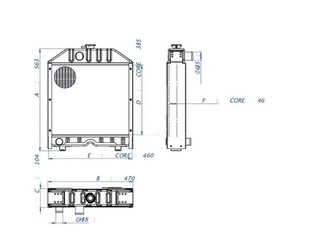 NEW HOLLAND - CNHDIVERS - RADIATEUR