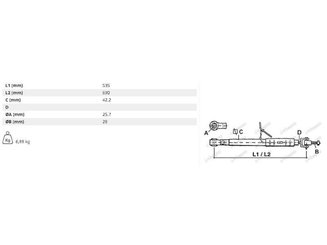ATTELAGE - RELEVAGE - STABILISATEURS ET PIECES - STABILISATEUR
