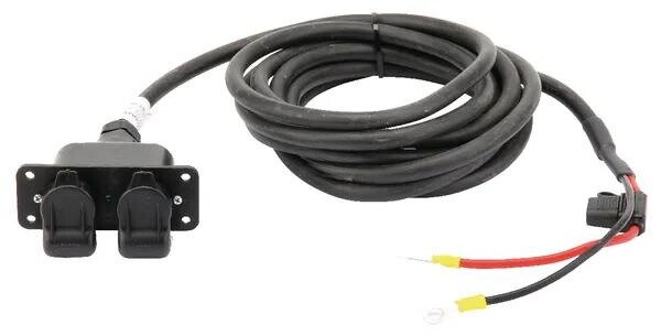 ELECTRICITE - HIGH TECH - PRISES ET CABLES - Faisceau prise 3 pôles double