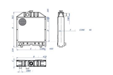 NEW HOLLAND - CNHDIVERS - RADIATEUR