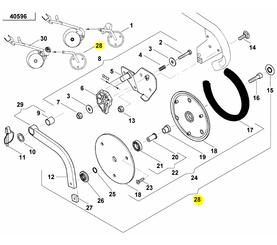 SEMOIR - SEMOIR - BRAS OSCILLANT AVEC  ROUE