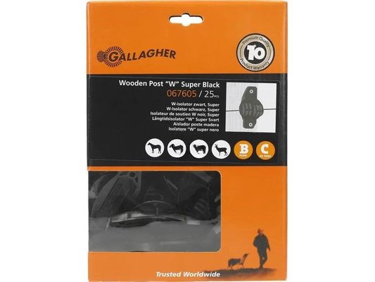 ELEVAGE - CLOTURES - 25 ISOLATEURS SOUTIEN W NOIT SUPER