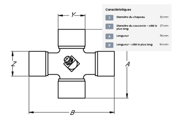 HYDRAULIQUE ENTRAINEMENT - TRANSMISSION A CARDAN - CROISILLON W.2480