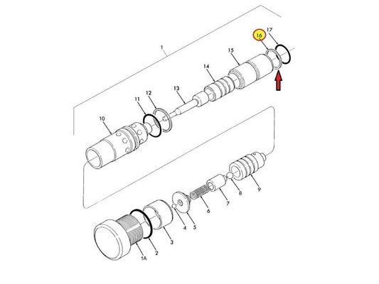 HYDRAULIQUE ENTRAINEMENT - JOINTS - ANNEAU