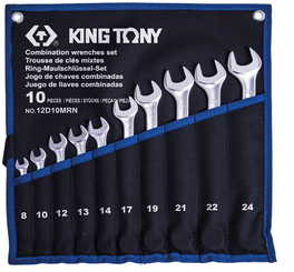 LSP - OUTILS MANUELS-PROTECTION - Trousse de 10 clés mixtes légères 8-10-1