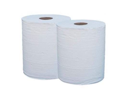 ELEVAGE - NETTOYAGE ET DESINFECTION - LOT DE 2 BOBINES ESSUYAGE BLANC  2 PLIS800 feuilles