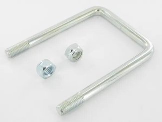 BOULONNERIE QUINCAILLERIE - COLLIERS BRIDES SILENBLOC - ETRIER EN  U D14MM 100x150