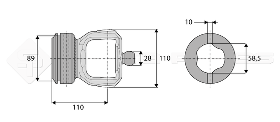 HYDRAULIQUE ENTRAINEMENT - TRANSMISSION A CARDAN - MACHOIRE HOM SFT6