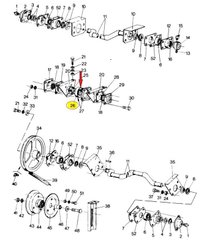 HYDRAULIQUE ENTRAINEMENT - ROULEMENTS - ROULEMENT 6208 K 2RS