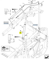HYDRAULIQUE ENTRAINEMENT - VERINS HYDRAULIQUES - VERIN RABATEUR COUPE CG G