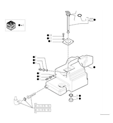 MOTEURS ET COMPOSANTS - ALIMENTATION RESERV POMPE - RESERVOIR DE COMBUST