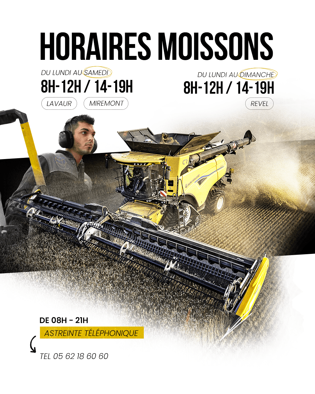 Horaires Moissons T3M Lavail
