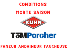 Leader sur la fenaison, Conditions morte saison T3MPORCHER